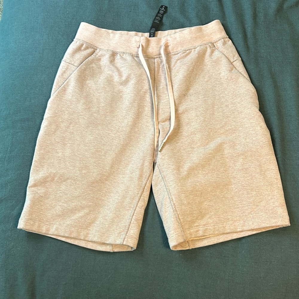 Lululemon pink sweat shorts